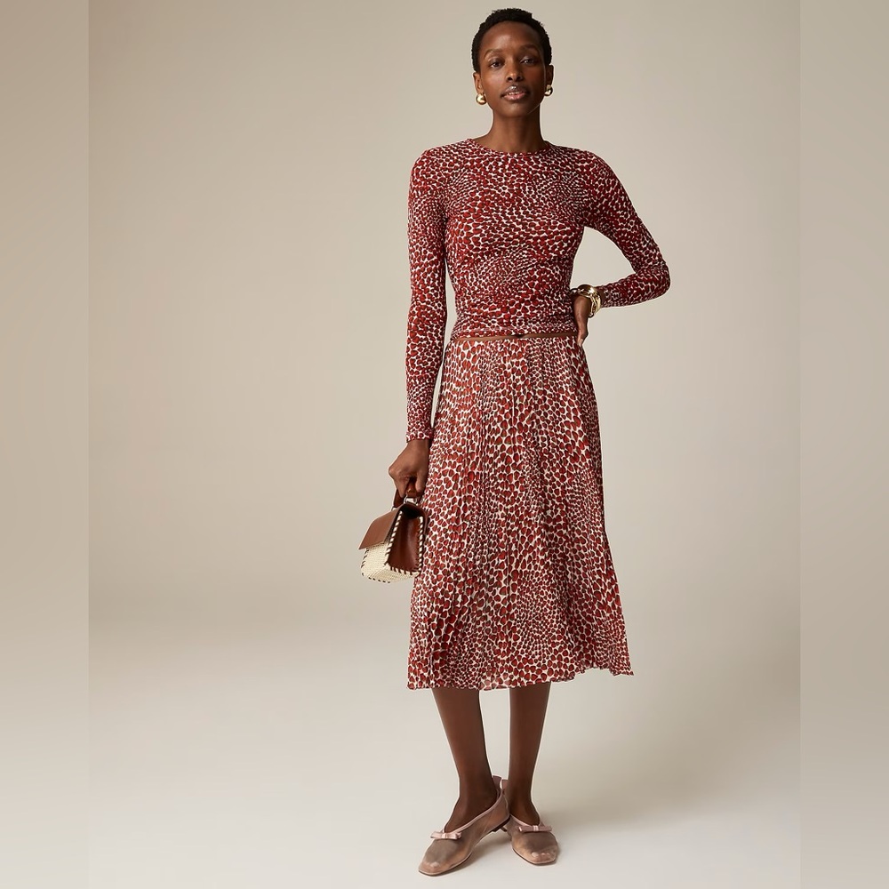 J Crew Gwyneth Strawberry Skirt NWT